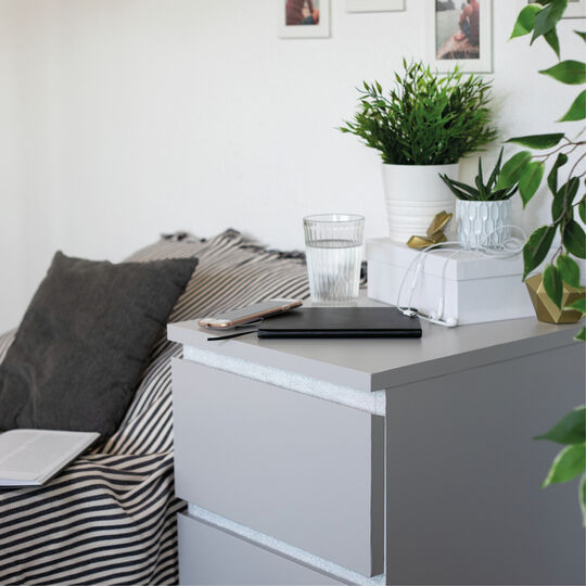 Klebefolie Uni seidenmatt hellgrau image number null